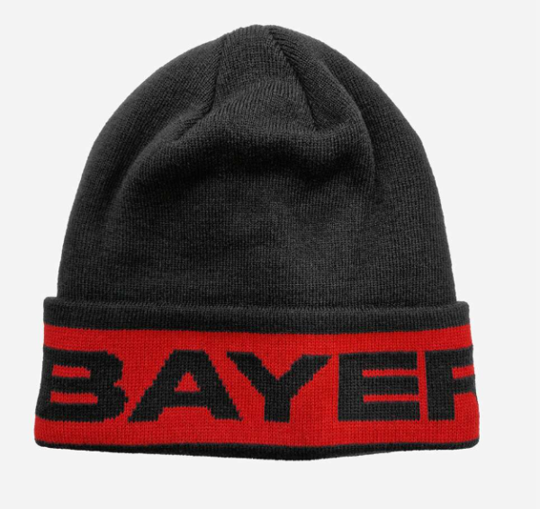 Bayer 04 Leverkusen - Mütze mit Umschlag Schwarz-Rot NB